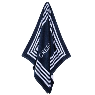 Πετσέτα Θαλάσσης 90x170 Greenwich Polo Club 4054 Blue-White