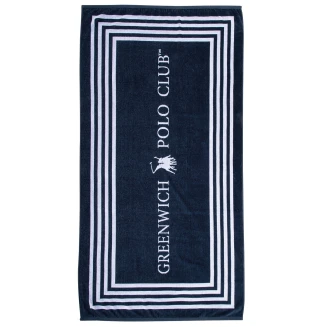 Πετσέτα Θαλάσσης 90x170 Greenwich Polo Club 4054 Blue-White