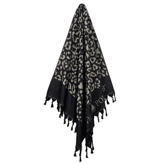 Πετσέτα-Παρεό 90x170 Greenwich Polo Club 4059 Black-Ivory