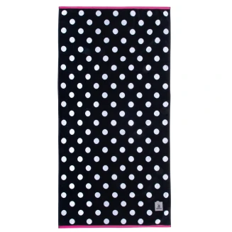 Πετσέτα Θαλάσσης 90x170 Greenwich Polo Club 4068 Black-Fuschia