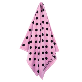 Πετσέτα Θαλάσσης 90x170 Greenwich Polo Club 4072 Black-Pink