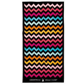 Πετσέτα Θαλάσσης 90x180 Greenwich Polo Club 4018 Multicolor