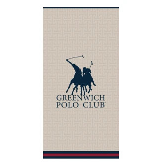 Greenwich Polo Club Πετσετα Θαλασσης 90Χ180 Essential 5226 Blue, Taupe