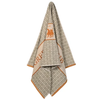 Greenwich Polo Club Πετσετα Θαλασσης 90Χ180 Essential 5228 Orange, Taupe