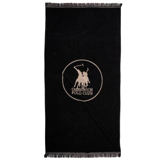 Greenwich Polo Club Πετσετα Θαλασσης 90Χ180 Essential 5239 Black