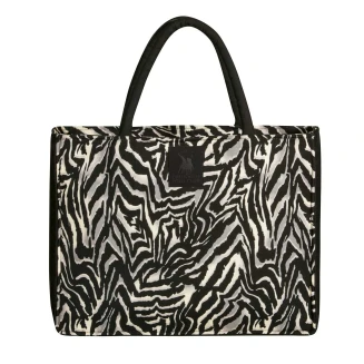 Τσάντα Θαλάσσης  46x36 Greenwich Polo Club 4038 Black-Taupe