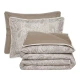 DAS HOME ΠΑΠΛΩΜΑ ΥΠΕΡΔΙΠΛΟ PRESTIGE 1732 TAUPE