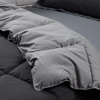 Πάπλωμα Υπέρδιπλο 220x240 Das Home Happy 9693 Black-Grey