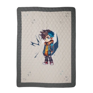 Κουβερλί Μονό Kids 160x240 Das Home 4939 Beige-Grey