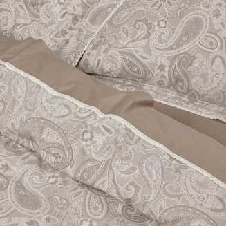 Παπλωματοθήκη Σετ Υπέρδιπλη 220x240 Das Home Prestige 1732 Taupe