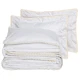 DAS HOME ΠΑΠΛΩΜΑΤΟΘΗΚΗ ΣΕΤ KING PRESTIGE 1708 WHITE