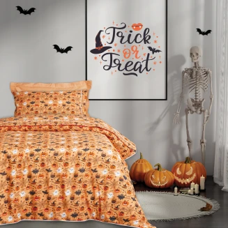Παπλωματοθήκη Σετ Μονή 160x240 Das Home Kids 4969 Orange