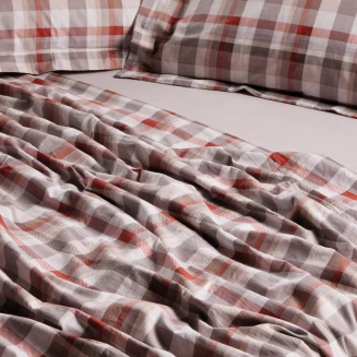 Παπλωματοθήκη Σετ Μονή 160x240 Das Home Happy 9690 Taupe