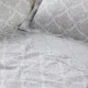 DAS HOME ΣΕΤ ΠΑΠΛΩΜΑΤΟΘΗΚΗ ΥΠΕΡΔΙΠΛΗ DAILY 3182 ECRU, GREY