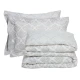 DAS HOME ΣΕΤ ΠΑΠΛΩΜΑΤΟΘΗΚΗ ΥΠΕΡΔΙΠΛΗ DAILY 3182 ECRU, GREY