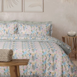 Das Home Σετ Παπλωματοθηκη Υπερδιπλη Daily 3184 Color, Multi 220X240