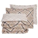DAS HOME ΣΕΤ ΠΑΠΛΩΜΑΤΟΘΗΚΗ ΥΠΕΡΔΙΠΛΗ CASUAL 5435 BEIGE, BLACK