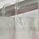 DAS HOME ΚΟΥΡΤΙΝΑ ΜΠΑΝΙΟΥ 200X180 0808 TAUPE