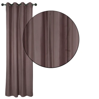 Κουρτίνα Με Κρίκους 140x270 Das Home 2228 Nude