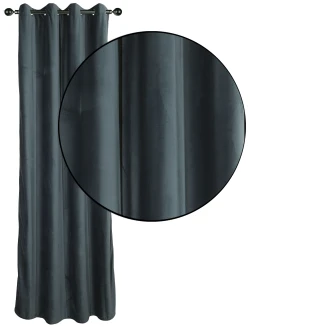 Κουρτίνα Με Κρίκους 140x270 Das Home 2231 Μπλέ