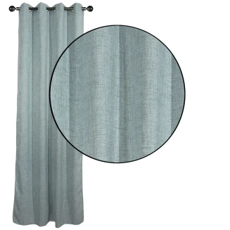 Κουρτίνα Με Κρίκους 140x270 Das Home 2235 Μπλέ