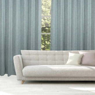 Κουρτίνα Με Κρίκους 140x270 Das Home 2235 Μπλέ