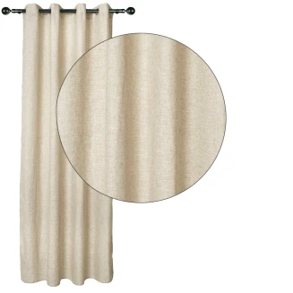 Κουρτίνα Με Κρίκους 140x270 Das Home 2250 Μπέζ