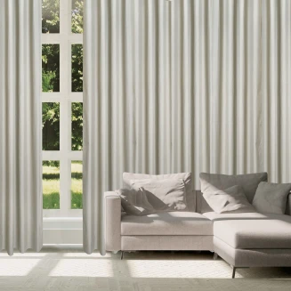 Κουρτίνα Με Κρίκους 140x270 Das Home 2255 Γκρί