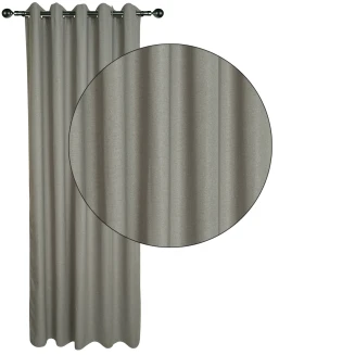 Κουρτίνα Με Κρίκους 140x270 Das Home 2259 Γκρί