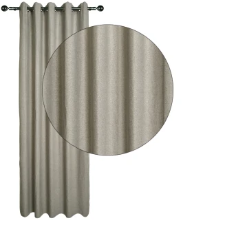 Κουρτίνα Με Κρίκους 140x270 Das Home 2260 Σπαγγί Σκούρο