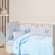 DAS BABY ΚΟΥΒΕΡΤΑ VELOUR 110X140 RELAX 4918 BLUE