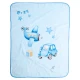 DAS BABY ΚΟΥΒΕΡΤΑ VELOUR 110X140 RELAX 4918 BLUE