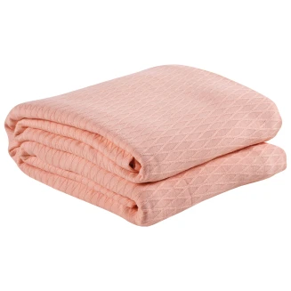 Κουβέρτα Ζακάρ Υπέρδιπλη 220x240 Das Home 0491 Σομόν