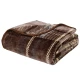 DAS HOME ΚΟΥΒΕΡΤΑ VELOUR ΥΠΕΡΔΙΠΛΗ 1384 BROWN