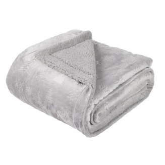 Κουβέρτα Fleece 130x170 Christmas Das Home 1373 Grey