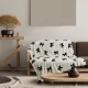 DAS HOME ΚΟΥΒΕΡΤΑ ΚΑΝΑΠΕ JACQUARD FLEECE 1382 BEIGE