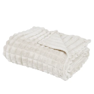 Κουβέρτα Καναπέ Fleece 130x170 Das Home 1386 White