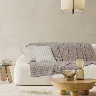 Κουβέρτα Καναπέ Fleece 130x170 Das Home 1387 Taupe