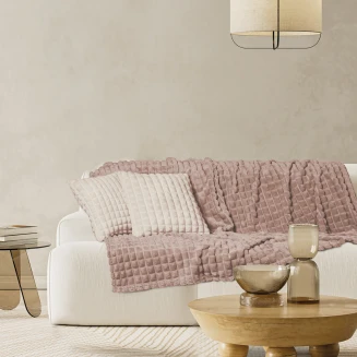 Κουβέρτα Καναπέ Fleece 130x170 Das Home 1388 Nude