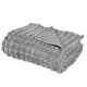 DAS HOME ΚΟΥΒΕΡΤΑ ΚΑΝΑΠΕ FLEECE 1389 GREY