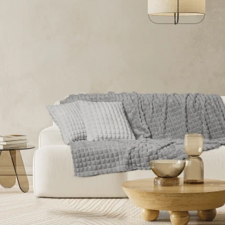 Κουβέρτα Καναπέ Fleece 130x170 Das Home 1389 Grey