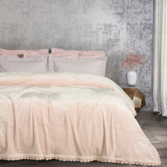 Κουβέρτα Fleece Μονή 160x220 Das Home 1185 Pink