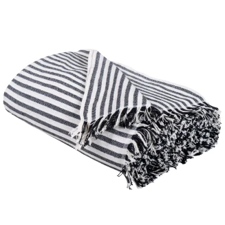 Ριχτάρι Τριθέσιος 180x300 Das Home 0253 Εκρού-Μαύρο