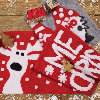 Ταπέτο Μπάνιου 50x80 Das Home Christmas 0851 Grey