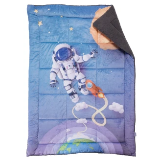 Κουβερτοπάπλωμα Μονό 160x220 Das Kids 4975 Blue-Grey