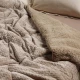 DAS HOME ΚΟΥΒΕΡΤΟΠΑΠΛΩΜΑ SHERPA ΥΠΕΡΔΙΠΛΟ 1367 TAUPE