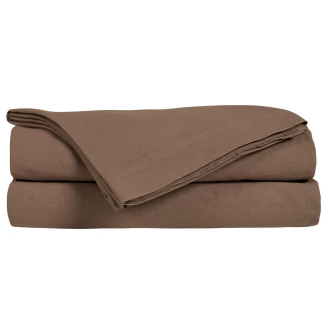 Σεντόνι Μεμονωμένο Μονό 170x260 Das Home 1004 Καφέ