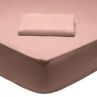 Σεντόνι Μεμονωμένο King Με Λάστιχο 180x200+35 Das Home 1011 Salmon