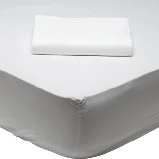 Σεντόνι Μεμονωμένο Μονό Με Λάστιχο 100x200+35 Das Home 1001 Λευκό