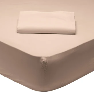 Σεντόνι Μεμονωμένο King Με Λάστιχο 180x200+35 Das Home 1002 Beige